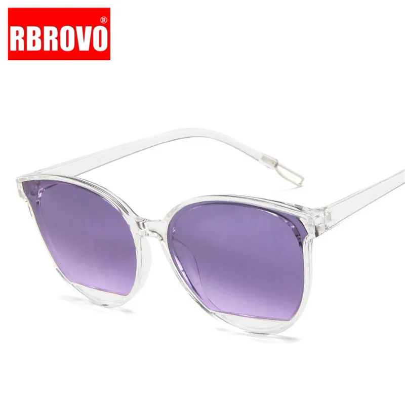 RBROVO, Новое поступление, модные солнцезащитные очки для женщин, Ретро стиль, металлические очки, зеркальные, классические, винтажные, Oculos De Sol Feminino UV400