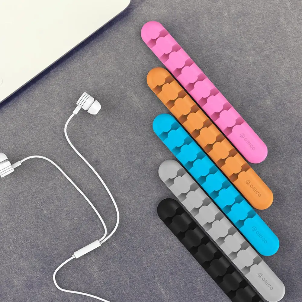 Clip per organizer per cavi Gestione dei cavi Desktop e workstation Gestione dei cavi in ABS Supporto per cavo Ricarica USB Linea dati Avvolgore per bobina  44