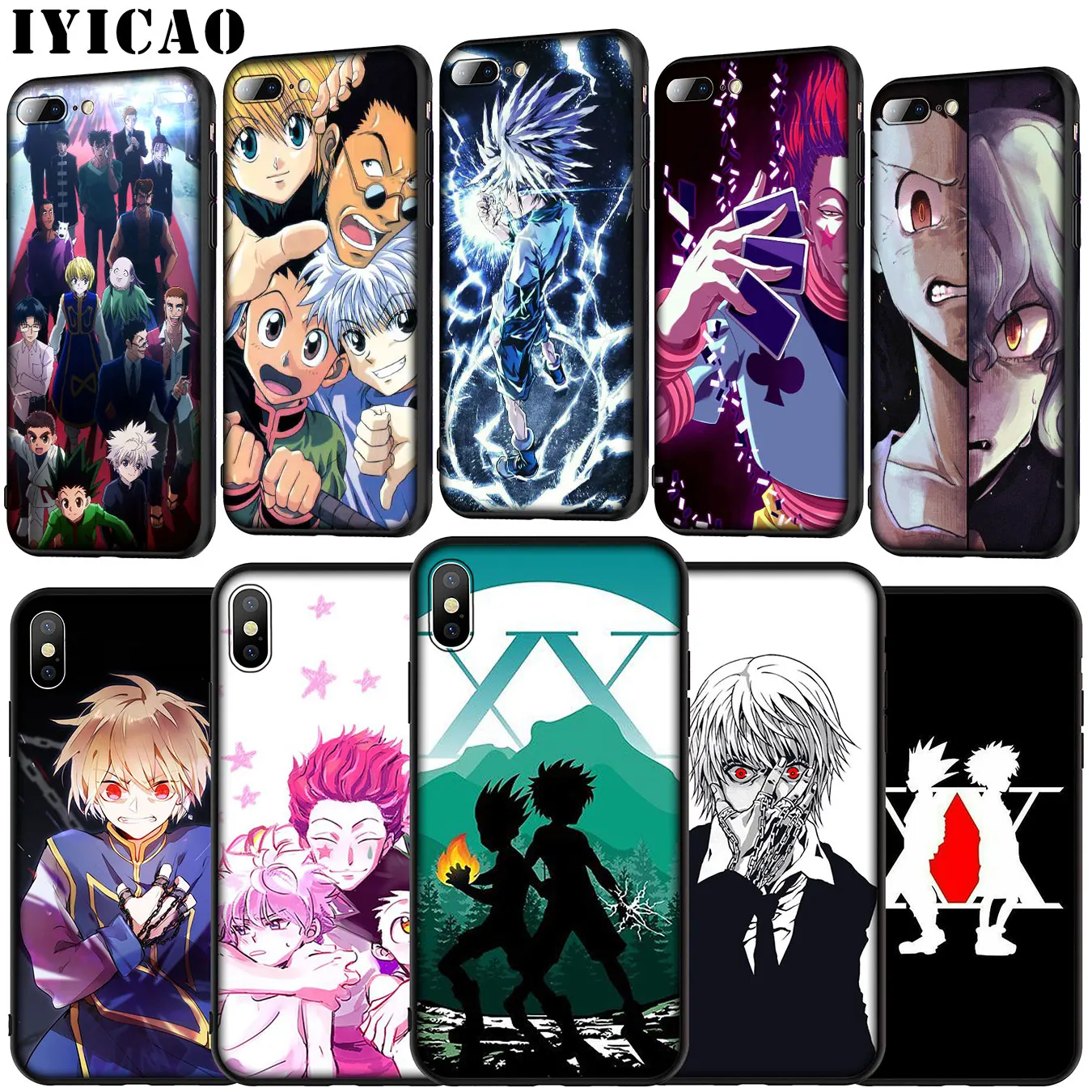 

IYICAO Hunter x Hunter Soft Silicone Cover Case for Huawei P30 P20 Pro P10 P9 Lite Mini 2017 2016 P Smart Z Plus 2019