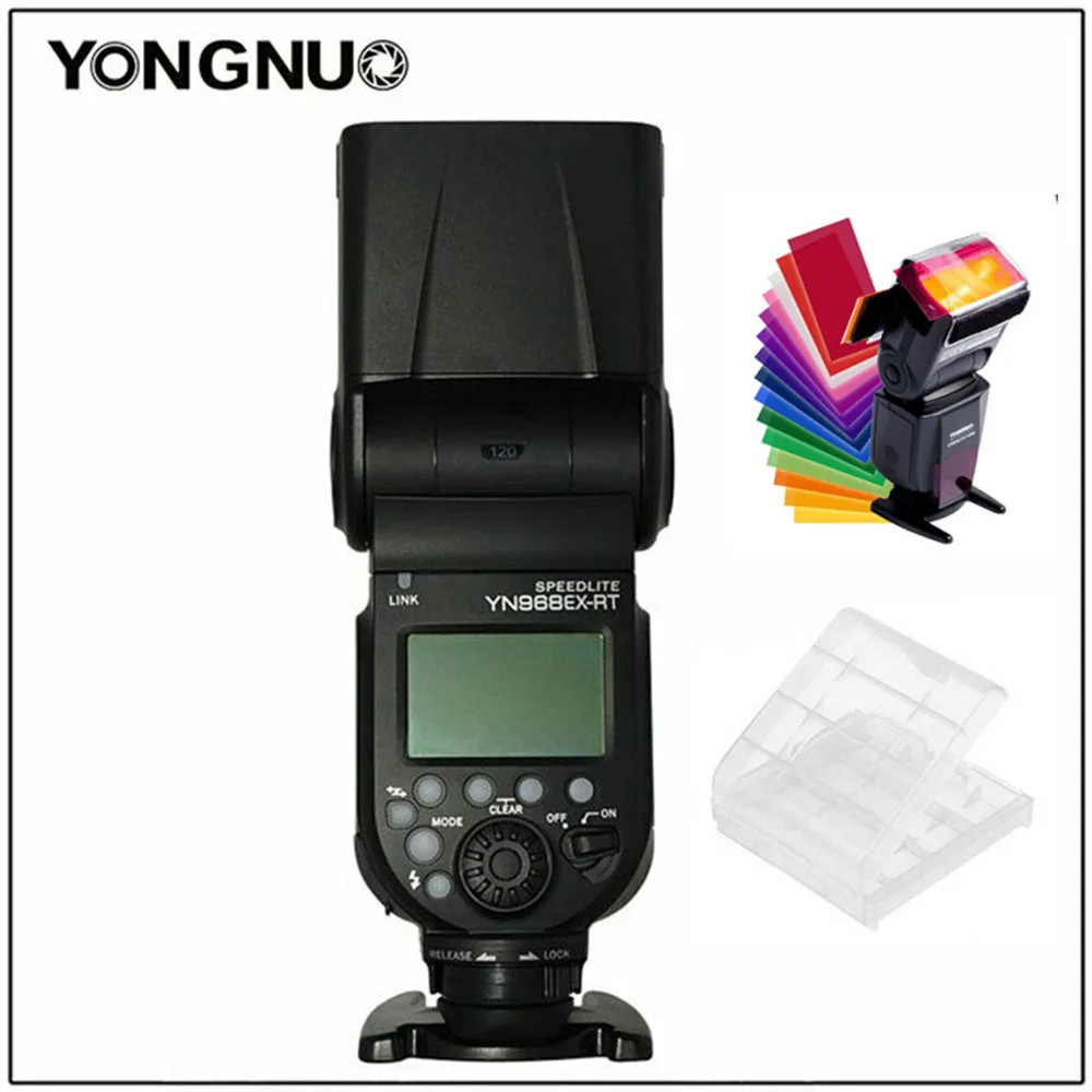 YongNuo YN968EX-RT Вспышка Speedlite HSS ttl Master беспроводной светодиодный светильник 1/8000s для Canon 50d 60d 5d mark III IV 120D 110D 70d