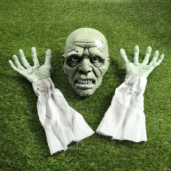 

Halloween Scary Skeleton Skeleton Three Piece Ornaments And Props Haunted House Bar Secret Room Decoration