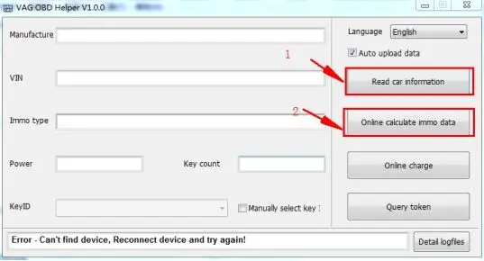 OBD Helper for VAG V-A-G 4th IMMO Read BCM Data via OBD with 1 Free Token Supports Xhorse VVDI2/Lonsdor K518/SMOK