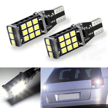 

2x T15 W16W LED Auto Lamp CANBUS White 2835SMD Backup Reverse Light No Error For Opel Combo Box Meriva B Mokka Zafira Tourer
