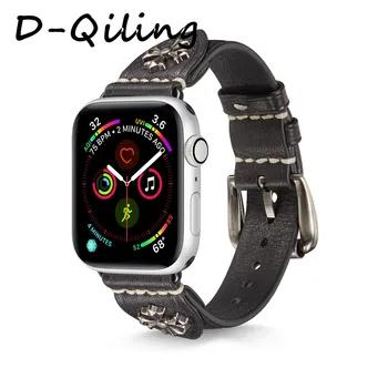 

D-Qiling Punk style Cross for Apple iwatch band series 1, 2, 3, 4, 5 for iwatch band 38mm, 42mm, 40mm, 44mm