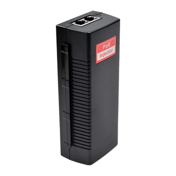 

NEW-PSE30 Passive 48V 10/100M Poe Injector Input Power AC Input Voltage: 100-240VAC 30 WattsMaximum (EU Plug)