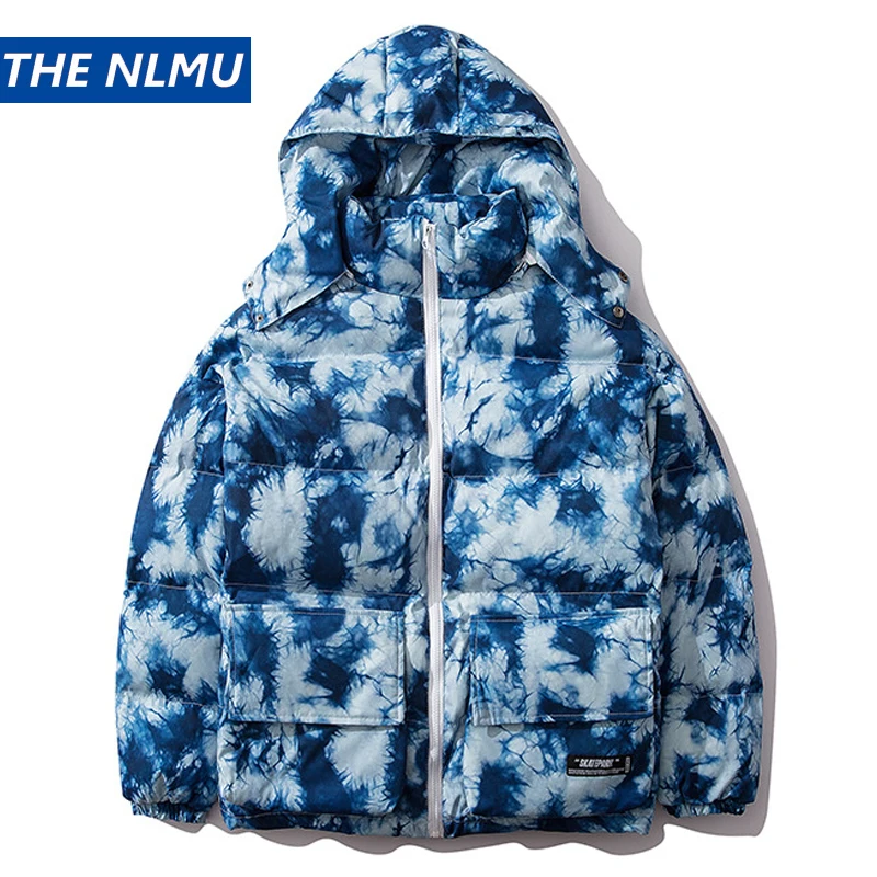 

2019 Winter Jacket Parka Streetwear Hip Hop Men Hooded Trench Windbreaker Oversize Harajuku Padded Jacket Coat Outwear HZ250