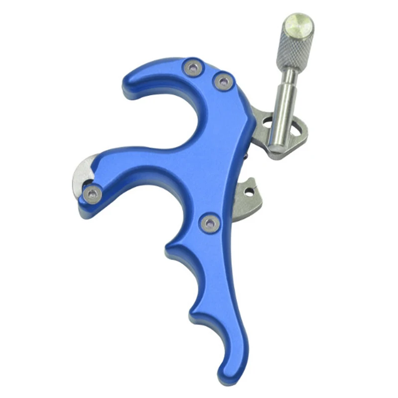 

Outdoor Automatic 4-Finger Thumb Archery Release Aid for Compound Recurve Bow 10*6*3.5cm