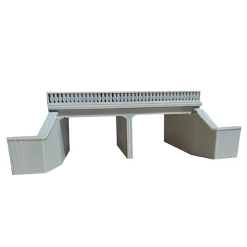 

1:87 HO Scale Model Train 3D Printed Tunnel Mouth Rail Two-Way Double Track Culvert