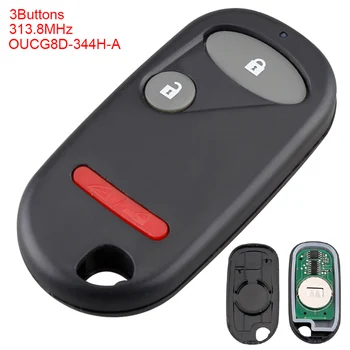 

313.8MHz 3 Buttons Keyless Uncut Flip Remote Key Fob OUCG8D-344H-A Fit for Honda 2002 2003 2005-2011