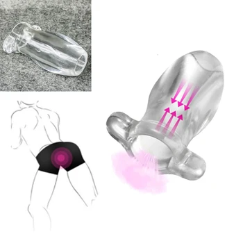 Hollow Open Tunnel Anal Plug Masturbator,Insert Fingers, Lube, Vibrator,Clear & Hollow For Maximum Visibility Anal Dilator 1