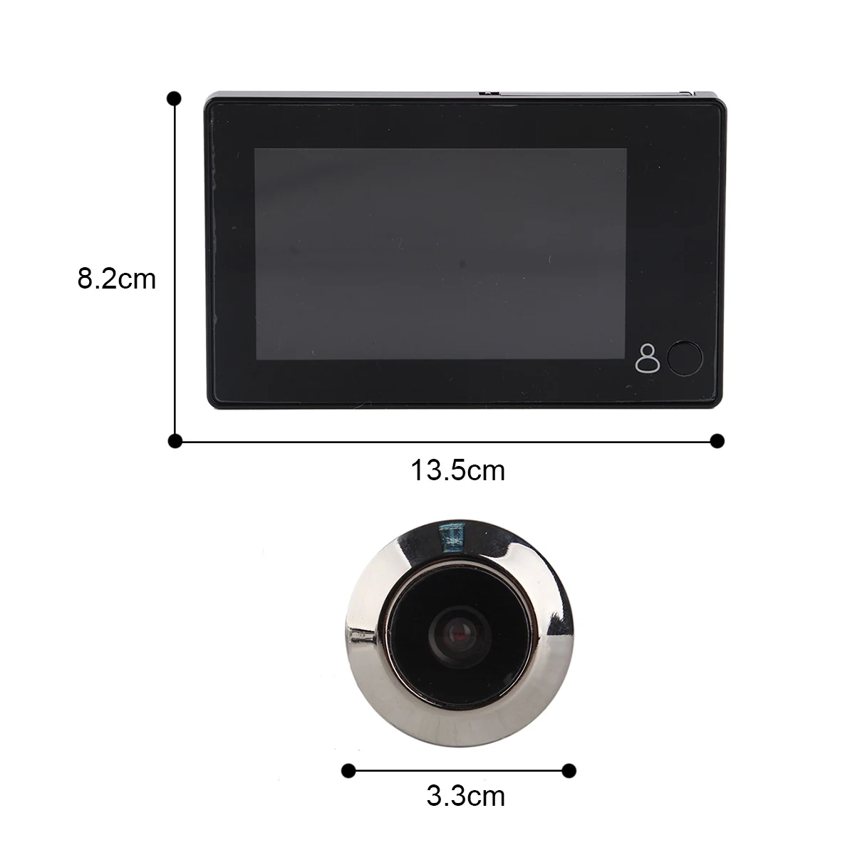 Цифровой дверной глазок 4LCD цветной экран дверной Звонок камера дверной глазок видео дверной звонок 145 градусов домашняя камера безопасности