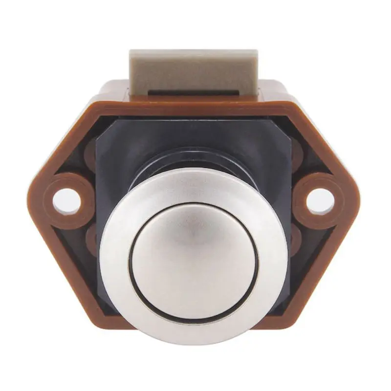Diameter 20mm Camper Car Push Lock RV Caravan Boat Drawer Latch Button Locks For Furniture Hardware Y51C | Автомобили и мотоциклы