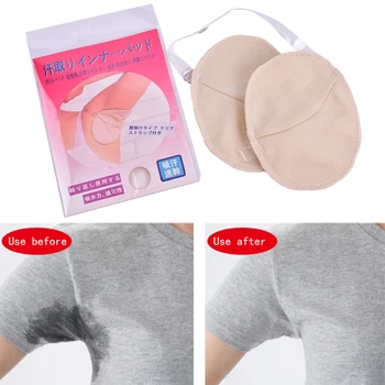 

2 Pcs Washable Underarm Sweat Pads Armpit Sweat Absorbing Sweat Anti Perspiration Pads Deodorant