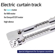 Trilha elétrica esperta da cortina para o motor de aqara dooya kt82/dt82 personalizável super bastante para a casa inteligente para o país principal da ue