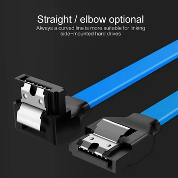 

40/50CM SATA Ultrafine Ethernet Patch Cable 3.0 For Computer Networking Laptop Router Modem To Hard Disk SSD Adapter HDD Cable