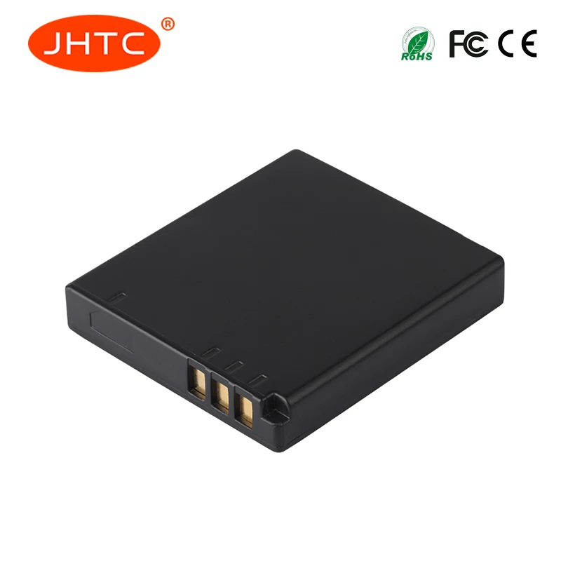 JHTC 1200 мА/ч, DMW-BCE10 CGA-S008A/1B VW-VBJ10 Батарея для Panasonic цифровых зеркальных фотоаппаратов DMC-FS3 FS5 FS20 FX30 FX33 FX35 FX36 FX37