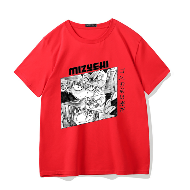 Man Series Cute Cartoon Print Women's T-shirt My Full-time Hunter Fun Clothing Harajuku Japan Casual Top Tee футболки