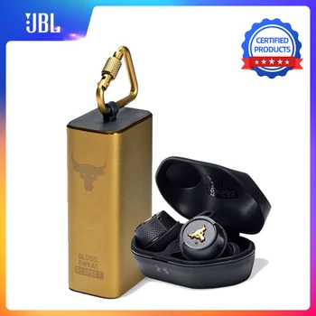 

JBL UA Ture Wireless Flash PROJECT ROCK Bluetooth V4.2 Sport Earphone IPX7 Waterproof TWS Earbuds with Charging Box and Mic