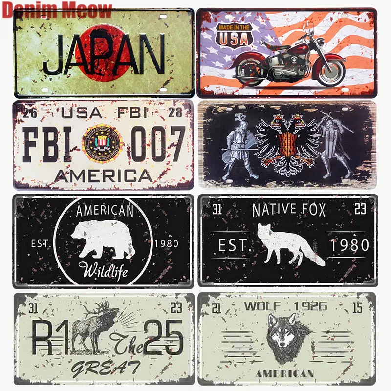 

HEY JUDE The Beatles Norwegian Wood Vintage License Plate Retro Art Wall Decor House Bar 30*15cm Mix Order Free Shipping A275