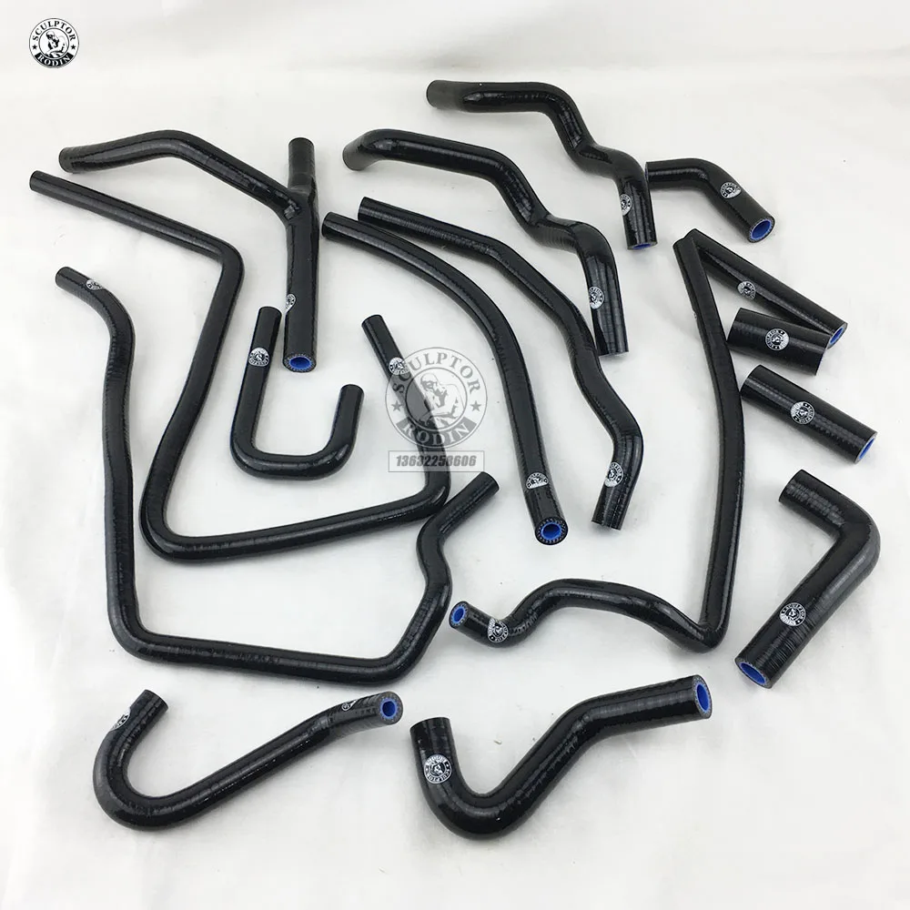 Silicone Radiator Coolant Hose Kit For SUBARU LEGACY BE5/BH TYPE A-C1998-2001,TYPE:HEATER HOSE KIT(16pcs)red/blue/black