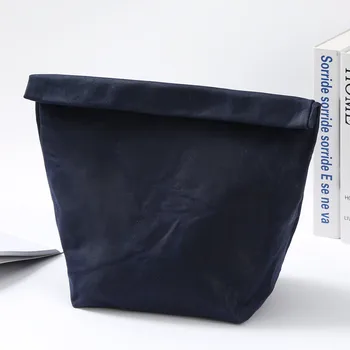 

Wax cloth lunch bag canvas lunch bag Portable Insulated Thermal Cooler Lunch Box Tote Picnic Storage Bag Pouch Lunch Bags
