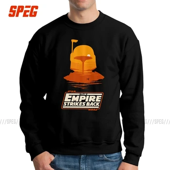 

Star Wars Boba Fett Cloud City Sunset Sweatshirt Man Popular 100% Cotton Crew Neck Pullovers Printing Hoodie Clothing