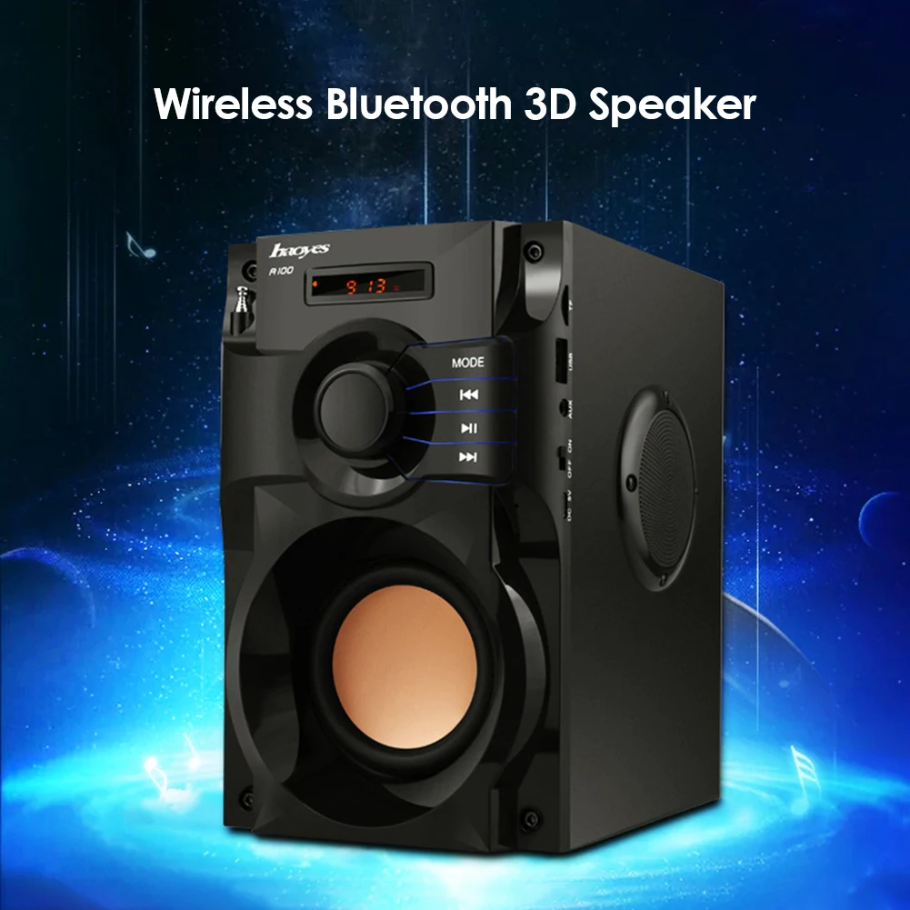 40 Вт большой Мощность Портативный Bluetooth Динамик открытый Беспроводной Сабвуфер
