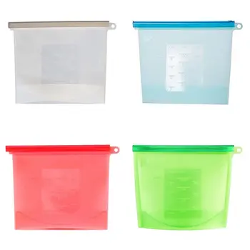 

Silicone Food Storage Bag Food Safety Grade Preservation Container for Vege