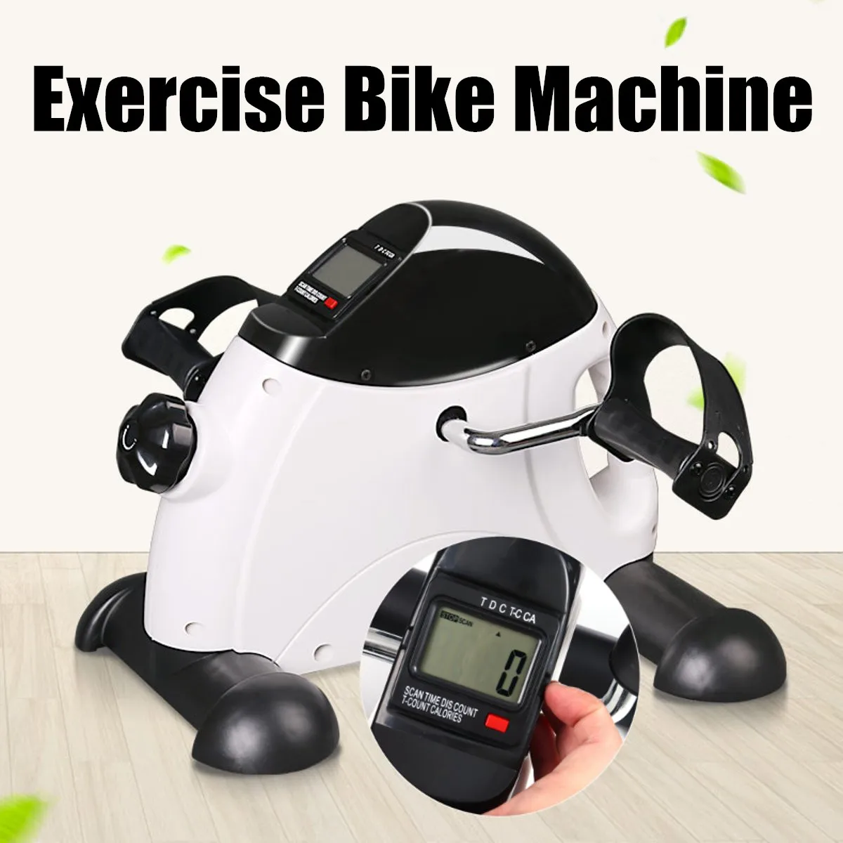 

Home Exerciser Fitness LED Display Pedal Bike Exercise Indoor Trainer Exerciser Cycling Fitness Mini Pedal Arms Legs Physical