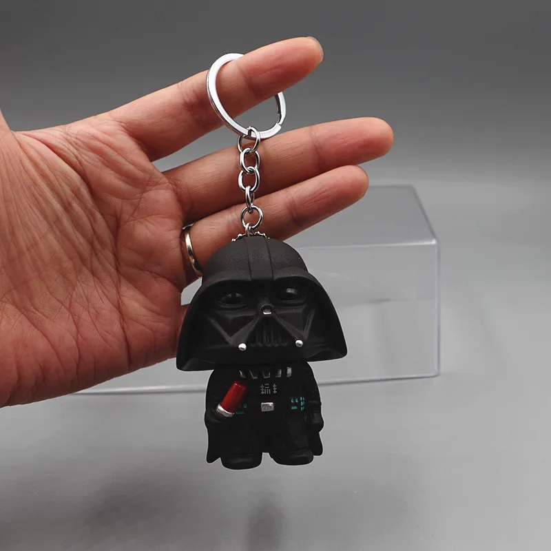 FOR Star War Key Chain Vader Darth Storm Trooper Action Keyring Bag Car key Ring 