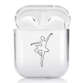 

Air Pod Cases Ballet Dancer Coque Airpods Pro Case Clear Cover Airpods Case Luxury Silicone Earphone Accessories
