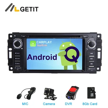 

CARPLAY DSP Android 10 Car DVD Radio Stereo Player GPS for JEEP Wrangler Compass Patriot Grand Cherokee Commander Dodge