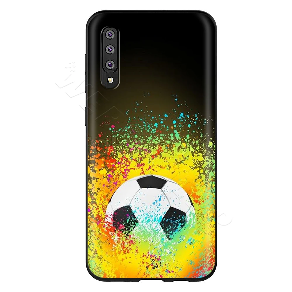 Webbedepp Футбол спортивный Чехол для samsung Galaxy S7 S8 S9 S10 Edge Plus Note 10 8 9 A10 A20 A30 A40 A50 A60 A70 - Цвет: 4