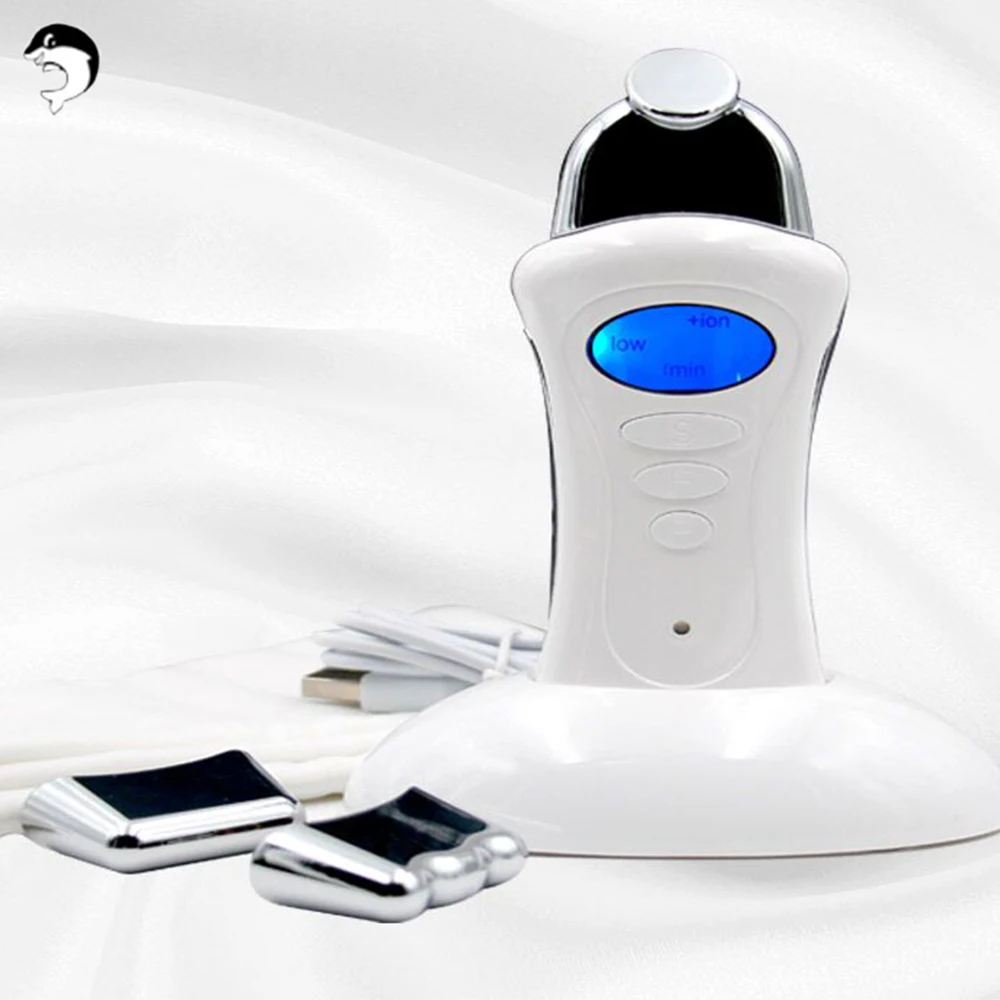 Beauty Instrument Handheld Galvanic Spa Nu Electroporator Skin Tightening Face Lift Microcurrent Facial Machine Galvanic Current Device Skin Care