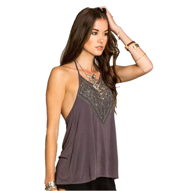 Женская сексуальная кружевная майка американского размера|lace tank|tank lacelace women tanks |