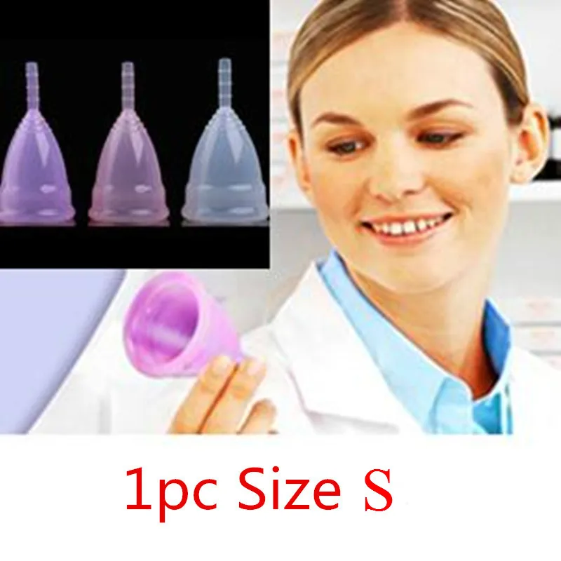 1 шт Менструальный медицинский сорт силиконовой вагины использовать чашки маленький или большой размер для выбора для женщин женской гигиены продукт