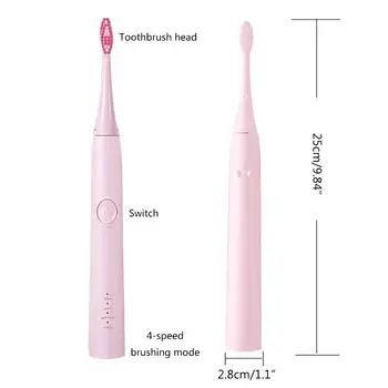 

Magnetic Levitation Sonic Automatic Electric Toothbrush USB Rechargeable Smart 27RC