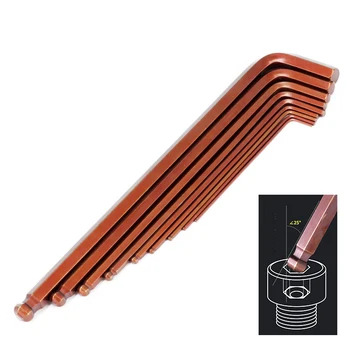 

1pcs L-Shape Hex Key Repair Tool S2 Ball head hex wrench Hexagon screwdriver wrench hand Tool Allen Key Ball End Spanner Tools