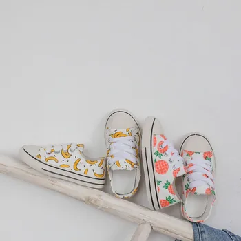 

New Fruit Print Casual Shoes For Boys And Girls Hot