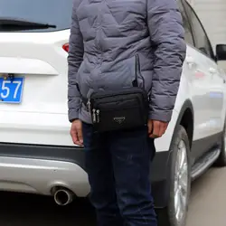 Многофункциональная мужская сумка-кошелек на одно плечо 2019, большая вместительность, сумка в новом стиле, двойное плечо, деловая, без