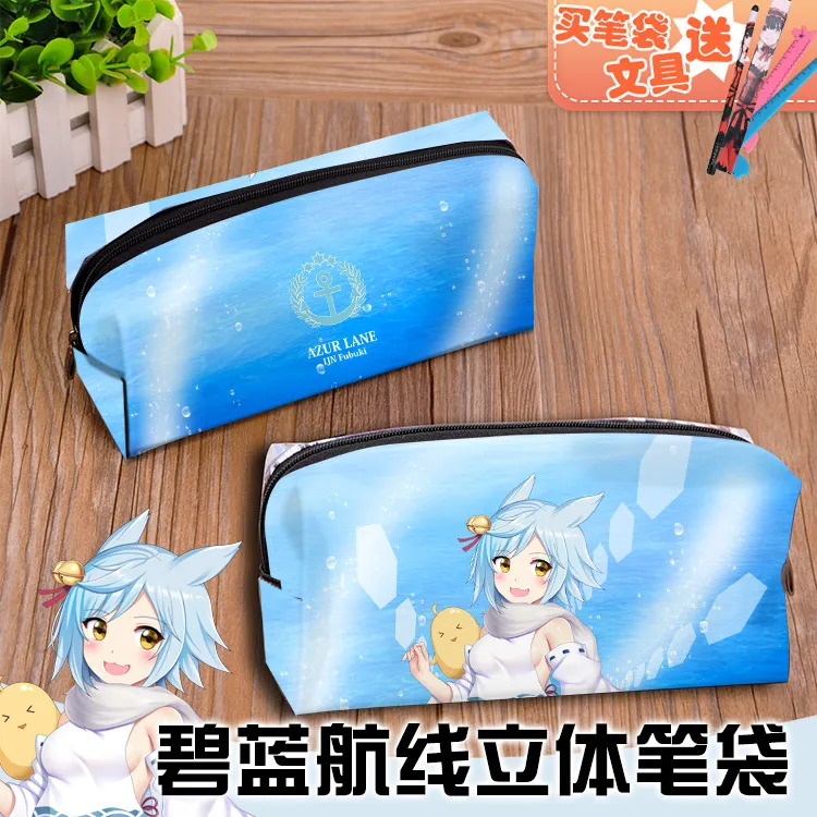 Японское аниме сумочка для карандашей с единорогом снегом Nagato косплея подарок| |