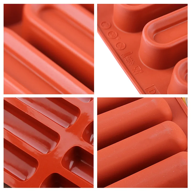 MOLDE FLEX ECLAIR D-102 5 Superficie del molde Molde Flex Eclair D-102 de silicona de alta calidad para chocolate