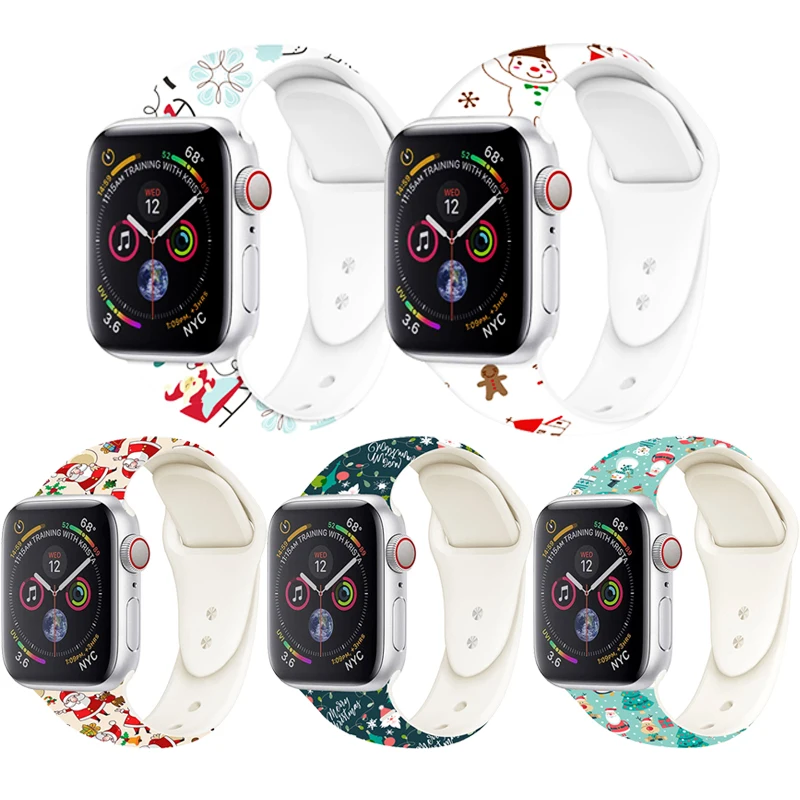 Ремешок для часов мягкий силиконовый Apple watch 38 мм 40 42 44 iwatch 5/4/3/2/1 | Наручные часы