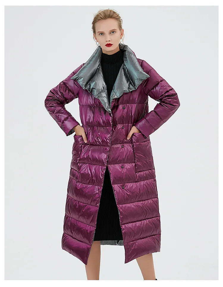 Winter Jacket Women White Duck Down Long Coat Plus size Winter good quality duck down coat female hooded warm down coats