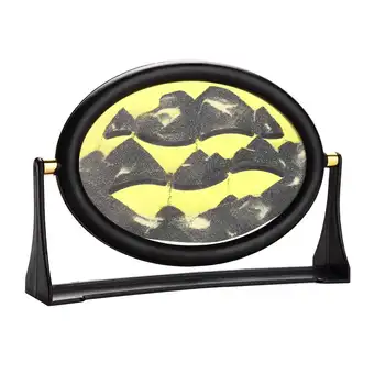 

Flowing Sand Drawing Painting Landscape Liquid Motion Toy Sensory Motion Timer Hourglass Desk Art Decor 3D Vintage Picture