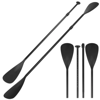 

4-Piece Dual Purpose Adjustable SUP Paddle Kayak Boat Stand Up Paddle Board Fishing Kayak Boat Equipment Paddles
