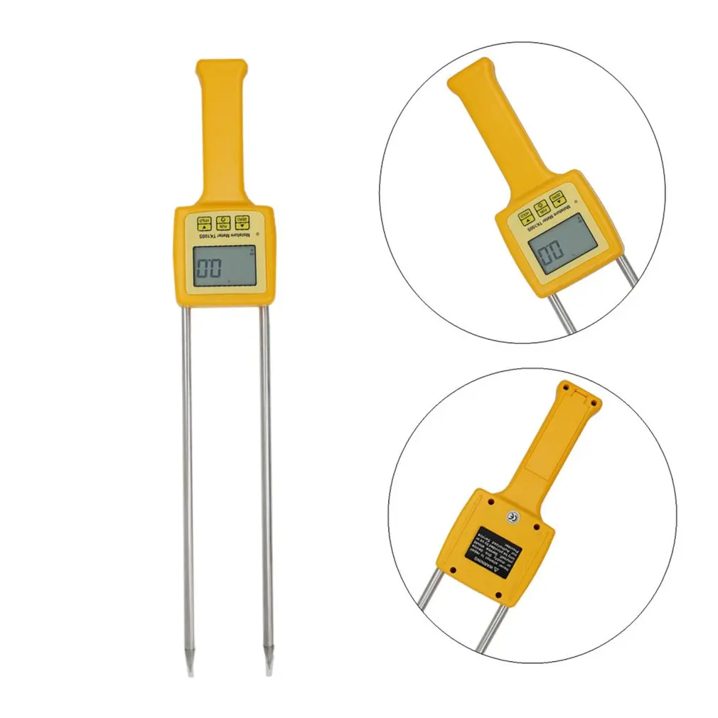 

Tk100S Grain Moisture Meter Digital Moisture Analyzer Tester Rice Moisture Meter Corn Moisture Regain Measuring Instrument