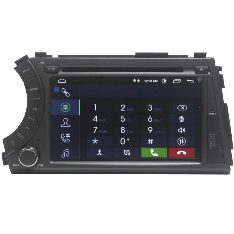 2 din 2G RAM Android 10 0 автомобильный DVD плеер для Ssang Yong SsangYong Kyron 2005 2017 радиоприемник gps