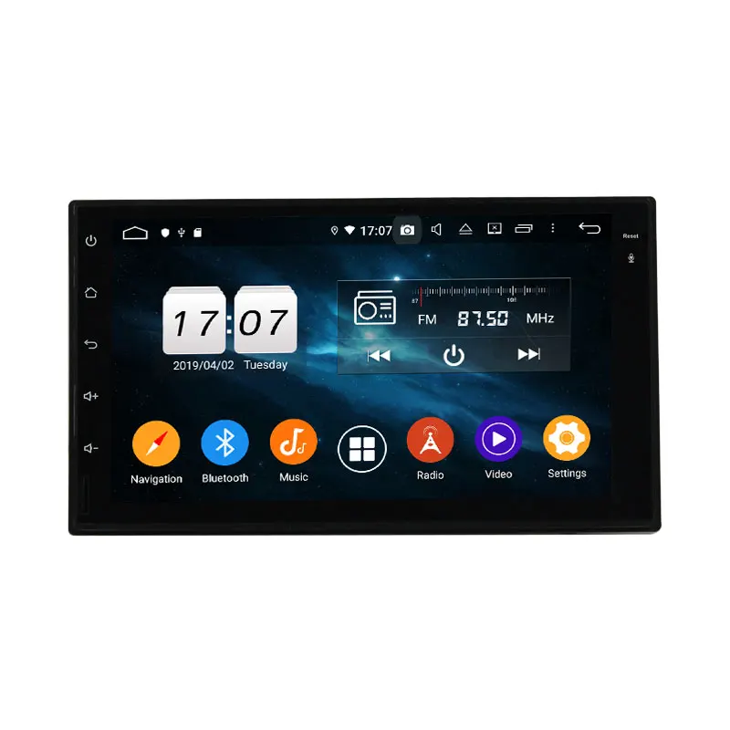 KLYDE android 9,0 Восьмиядерный 2 din универсальный автомобильный dvd-плеер 7 дюймов зеркальная связь dsp автомобильный аудио hd видео Авторадио BT 5,0 carplay