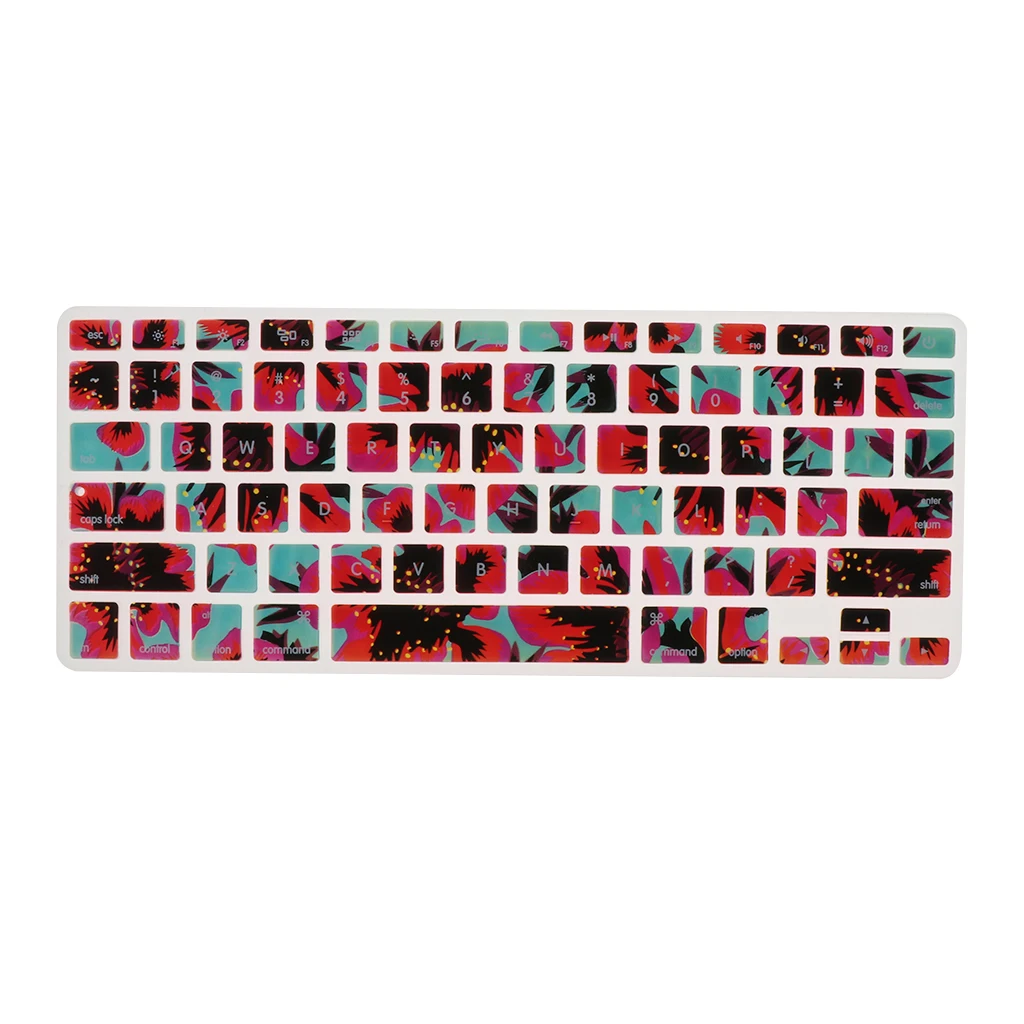 Силиконовый чехол для клавиатуры кожи для MacBook Air 13 дюймов и MacBook Pro retina 13 дюймов высокого качества мягкие наклейки на клавиатуру Новинка